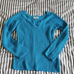 Stitch Fix Kids warm knit thermal Henley top